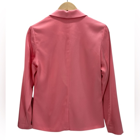 Scotch & Soda R’Belle Girls Blazer Coral Satin Finish Button Front Tailored - Picture 2 of 15